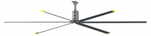 Промышленный потолочный вентилятор Wa-Co HVLS GF6100 фото | shop-crystal.ru