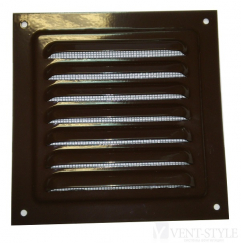 МВМ 125 коричневая решетка металлическая (125х125) фото | shop-crystal.ru