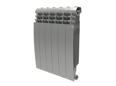 Радиатор биметалл Royal Thermo BiLiner 500 Silver Satin - 4 секц. фото | shop-crystal.ru